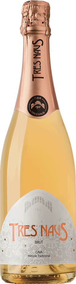 CAVA TRES NAUS BRUT ROSADO