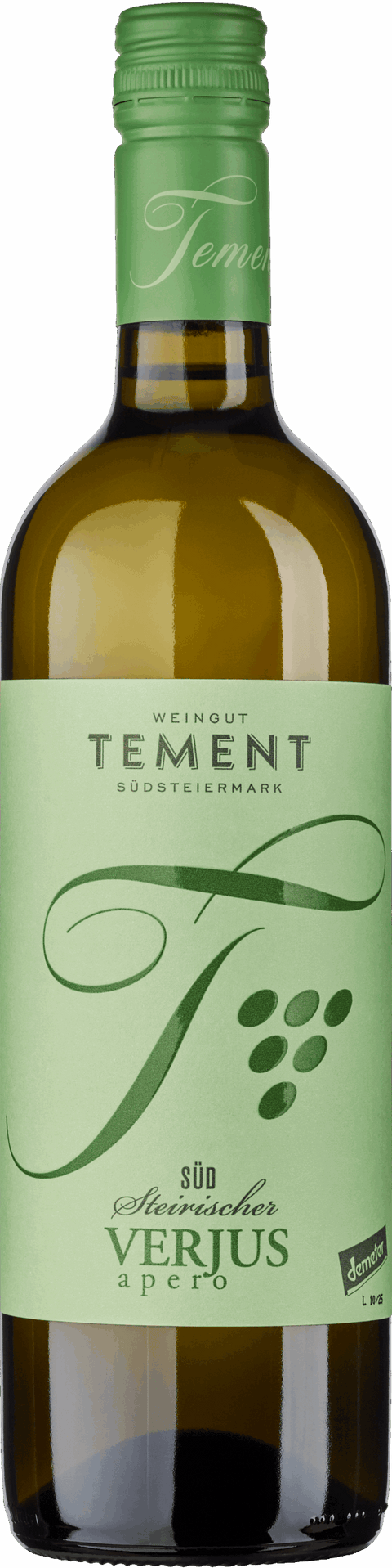 TEMENT – VERJUS APERO WEISS - BIOWEIN - ALKOHOLFREI