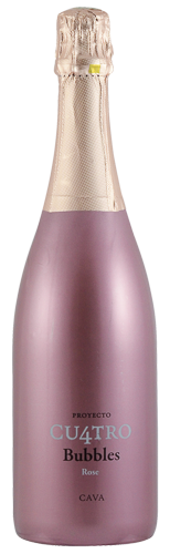 PROYECTO CU4TRO BUBBLES CAVA ROSÉ BRUT